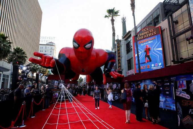 Situasi acara premiere Spider-Man: Homecoming